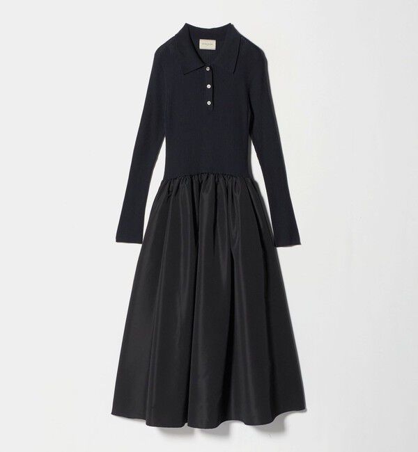 UNITED ARROWS「フィット ＆ フレア ポロワンピース」|ワンピース|