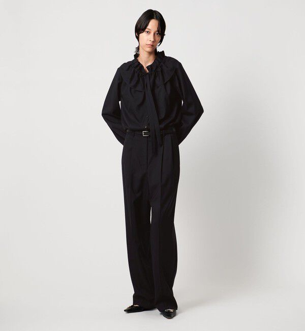 AEWEN MATOPH「＜AEWEN MATOPH＞ギャザーリボンオールインワン」|オールインワン|NAVY