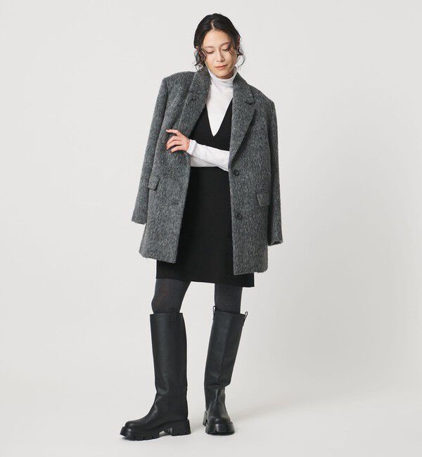 UNITED ARROWS「ミラノリブ チュニック ベスト」|ベスト・ジレ|