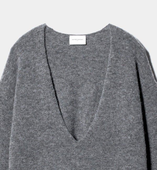 UNITED ARROWS「ディープ Vネック プルオーバー ニット」|ニット・セーター|