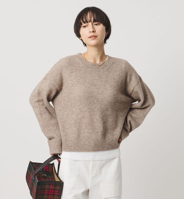 UNITED ARROWS「ワイドスリーブ プルオーバーニット」|ニット・セーター|