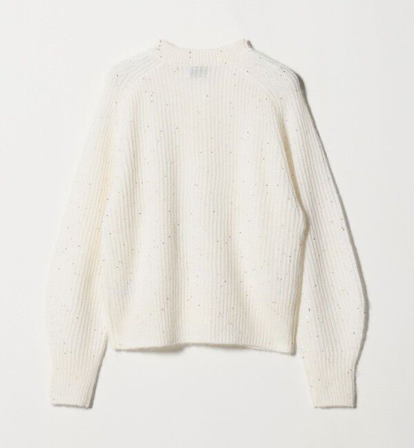 UNITED ARROWS「フラワー スパンコール カーディガン」|カーディガン|