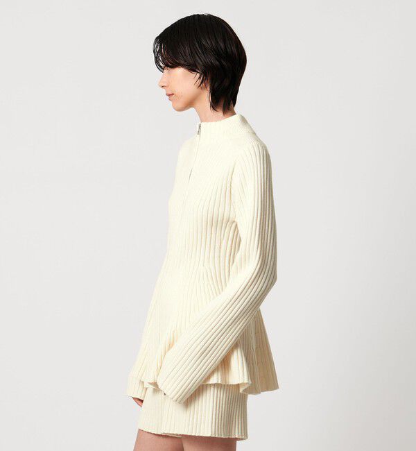 AEWEN MATOPH「＜AEWEN MATOPH＞ウールカシミヤミックス ペプラムジップアップニットジャケット」|その他|