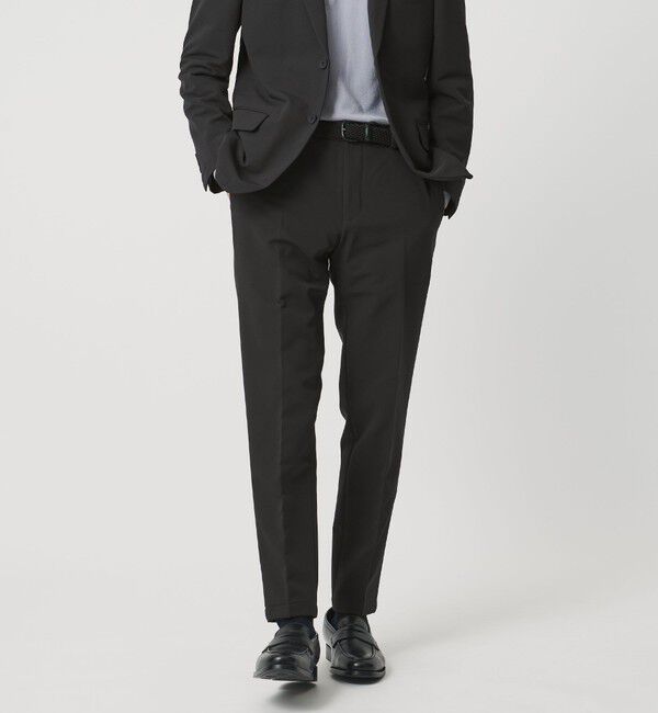 UNITED ARROWS「PERTEX バックブラッシュド ノープリーツ スラックス UA COZY ウォッシャブル 2WAYストレッチ はっ水」|スーツ|