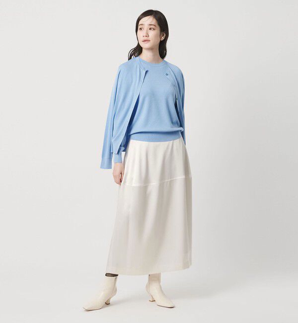 UNITED ARROWS「サテン コクーン スカート ‐ウォッシャブル‐」|スカート|