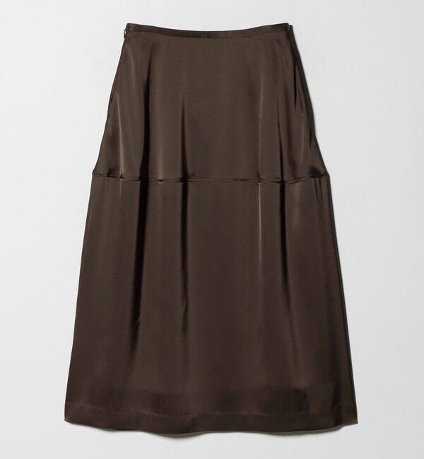 UNITED ARROWS「サテン コクーン スカート ‐ウォッシャブル‐」|スカート|
