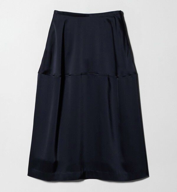 UNITED ARROWS「サテン コクーン スカート ‐ウォッシャブル‐」|スカート|