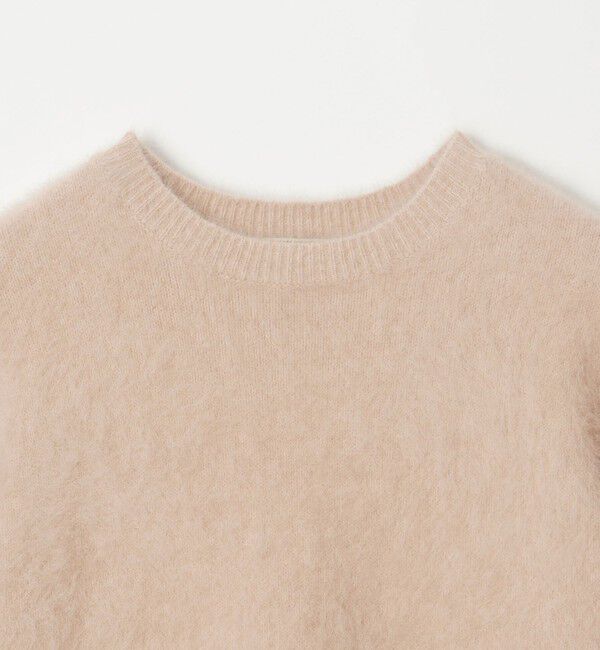 UNITED ARROWS「フォックスカシミヤ ハーフスリーブ Tニット」|ニット・セーター|