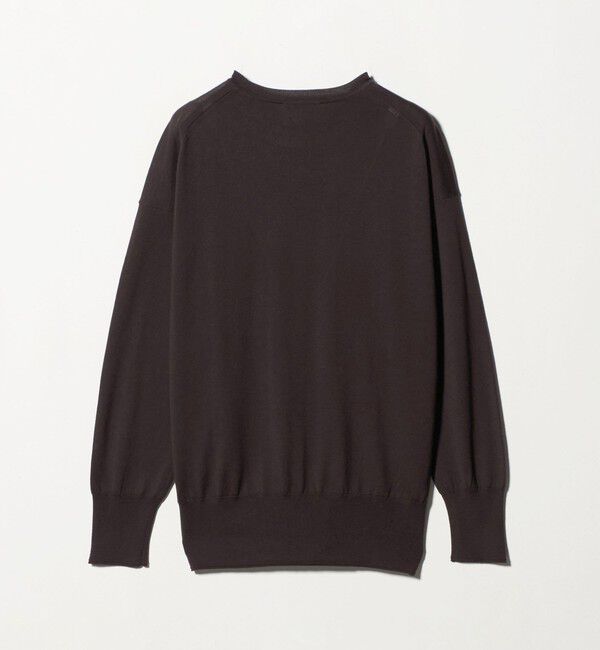 UNITED ARROWS「18G ウール クルーネック ニット ‐ウォッシャブル‐」|ニット・セーター|