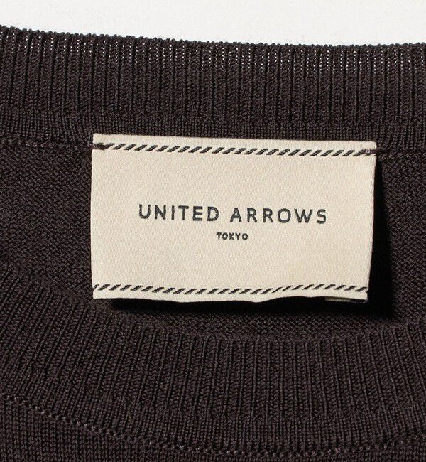 UNITED ARROWS「18G ウール クルーネック ニット ‐ウォッシャブル‐」|ニット・セーター|