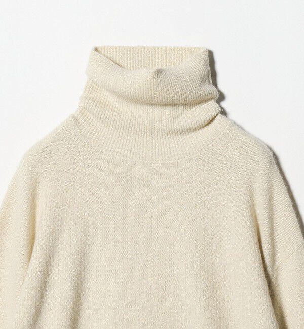 UNITED ARROWS「フォックス ウール ラメ タートルネック ニット」|ニット・セーター|