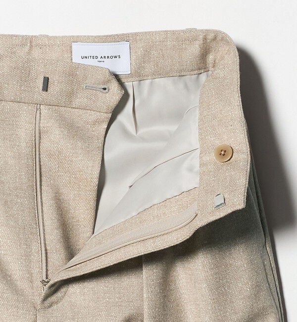 UNITED ARROWS「ツイードライク 2タック ワイド パンツ」|チノ|