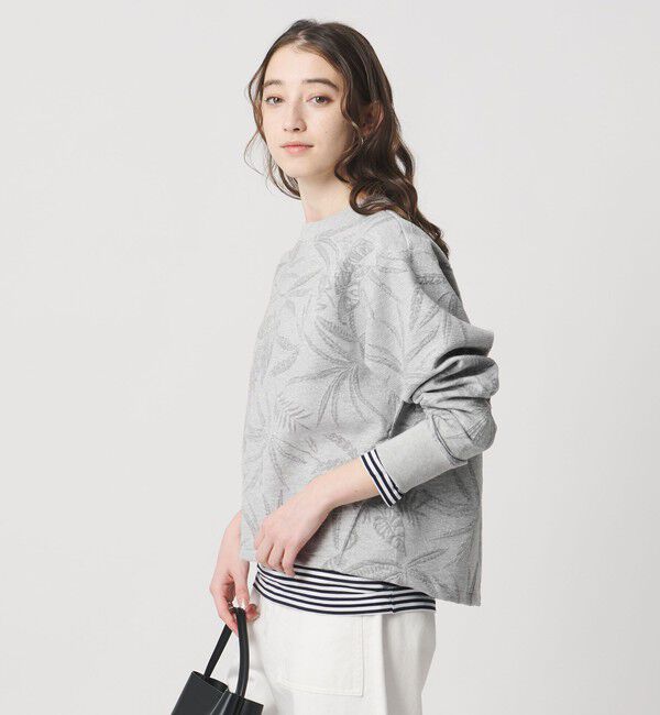 UNITED ARROWS「リーヴス ジャガード ラメ スウェット」|スウェット・ジャージ|