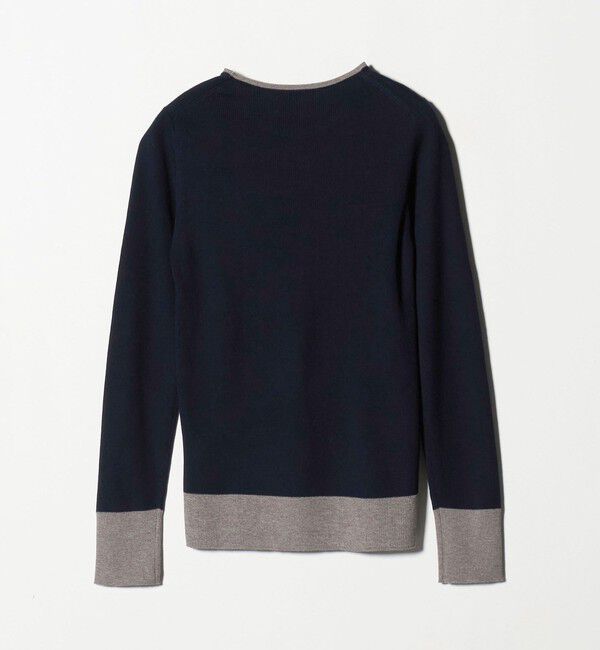 UNITED ARROWS「18G ウール リブ ニット」|ニット・セーター|