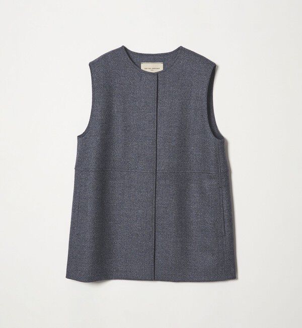 UNITED ARROWS「MOKU ３カラー ツイードライク ベスト」|ベスト・ジレ|