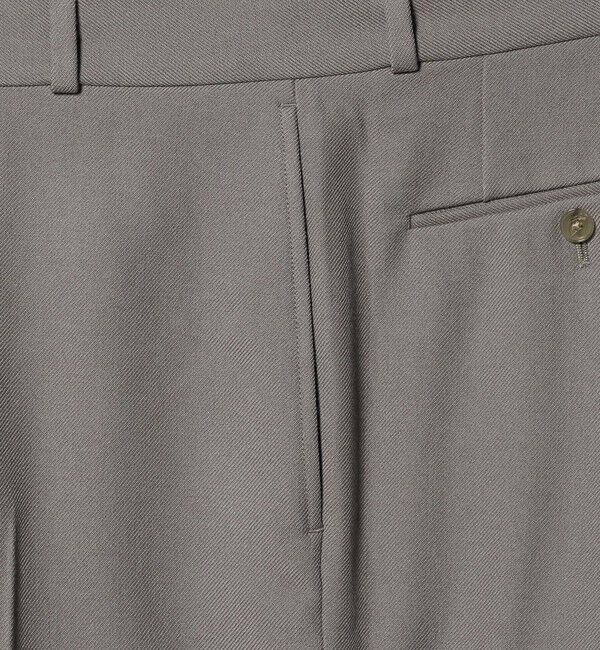 UNITED ARROWS「セーラーサージ ワイドストレート スラックス」|スラックス|