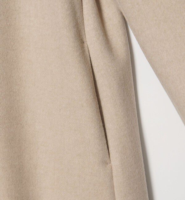 UNITED ARROWS「Aライン ミドルコート」|ノーカラーコート|