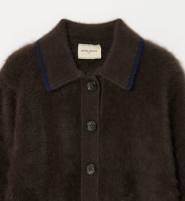 UNITED ARROWS「フォックスカシミヤ ニットポロ カーディガン」|カーディガン|