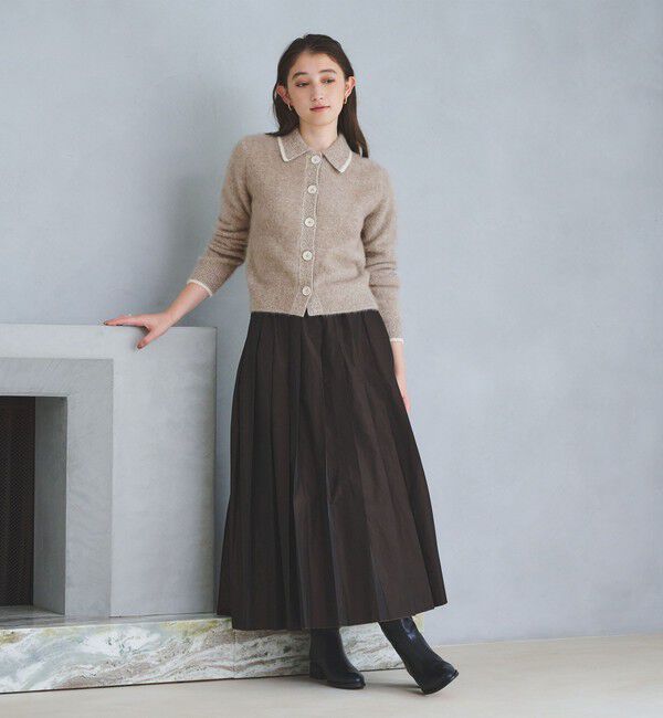 UNITED ARROWS「フォックスカシミヤ ニットポロ カーディガン」|カーディガン|