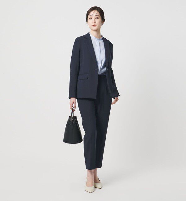 UNITED ARROWS「ダブルクロス ジャケット ‐ストレッチ ウォッシャブル‐」|テーラードジャケット|