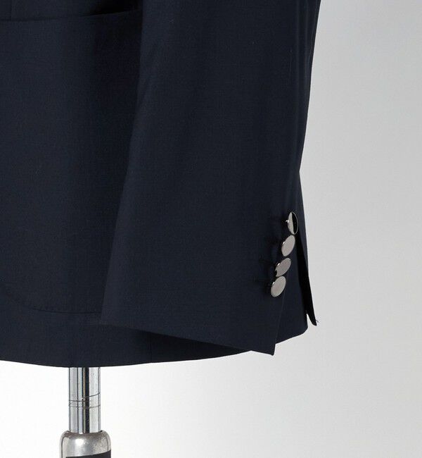 UNITED ARROWS「ウール モヘヤ 4ボタン ダブルブレストブレザー S‐MODEL」|テーラードジャケット|