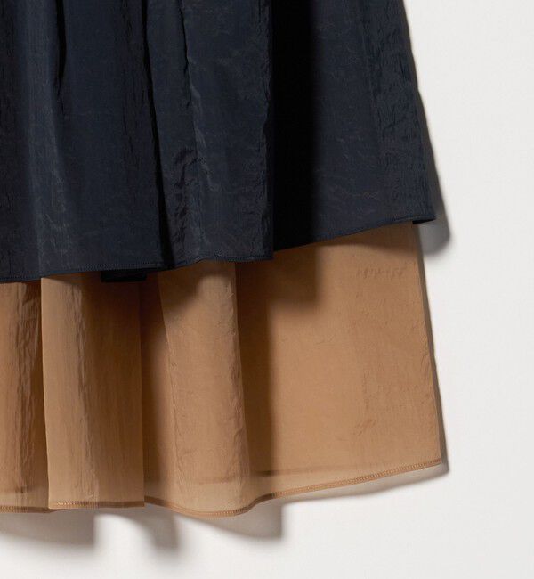 UNITED ARROWS「シアー バイカラー スカート ‐ウォッシャブル‐」|スカート|
