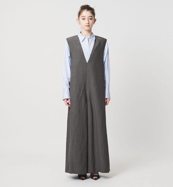 UNITED ARROWS「＜SACRA＞ノースリーブ オールインワン パンツ」|オールインワン|