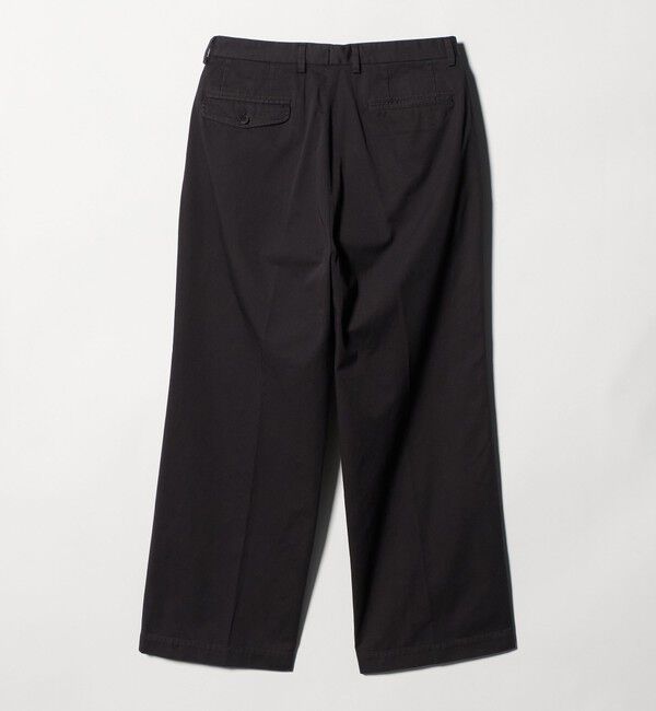 UNITED ARROWS「＜District＞コットン ツイル オーバーダイ 2プリーツ パンツ」|チノ|