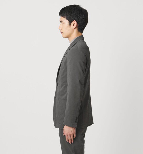 UNITED ARROWS「ドビー 2ボタン シングル テーラードジャケット UA COZY　ウォッシャブル　タテヨコストレッチ　防しわ　撥」|テーラードジャケット|