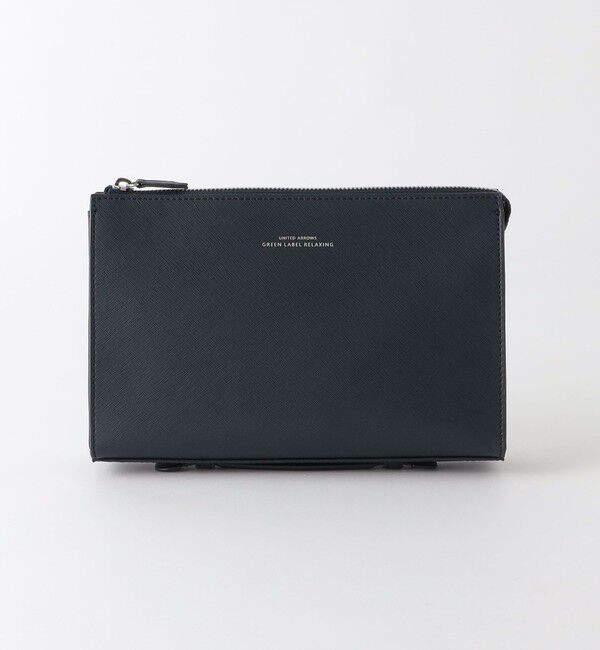 UNITED ARROWS green label relaxing「レザーライク サフィアーノ クラッチ バッグ」|クラッチバッグ|