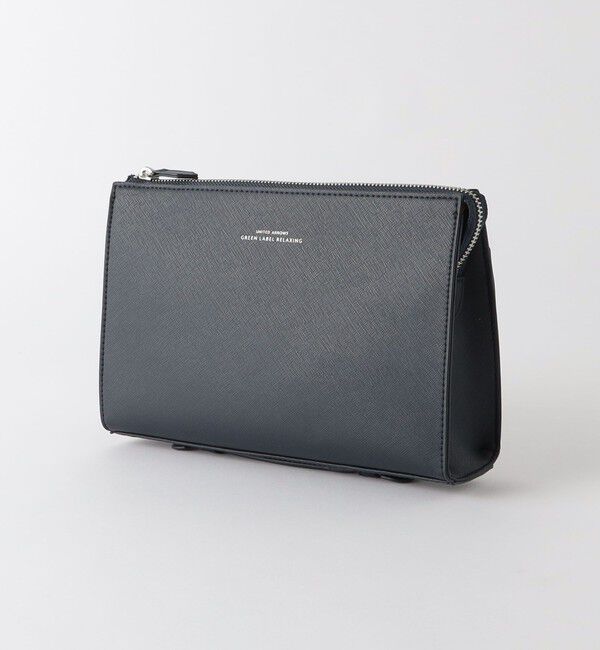 UNITED ARROWS green label relaxing「レザーライク サフィアーノ クラッチ バッグ」|クラッチバッグ|