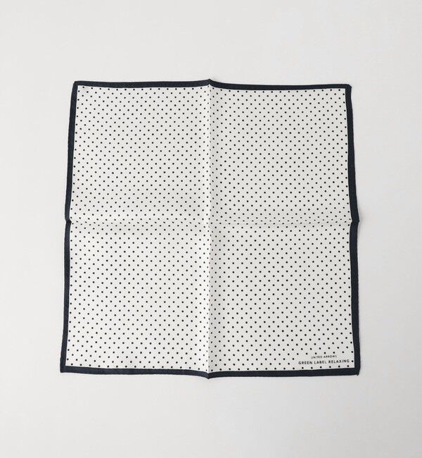 UNITED ARROWS green label relaxing「GLR シルク ドット ポケットチーフ」|バンダナ・スカーフ|