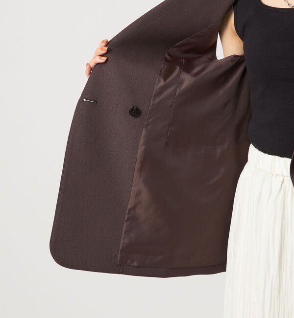 UNITED ARROWS green label relaxing「ツイードライク ジレ マシンウォッシャブル 帯電防止」|ベスト・ジレ|