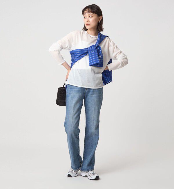 UNITED ARROWS green label relaxing「シアー ロングスリーブ Tシャツ」|Tシャツ・カットソー|