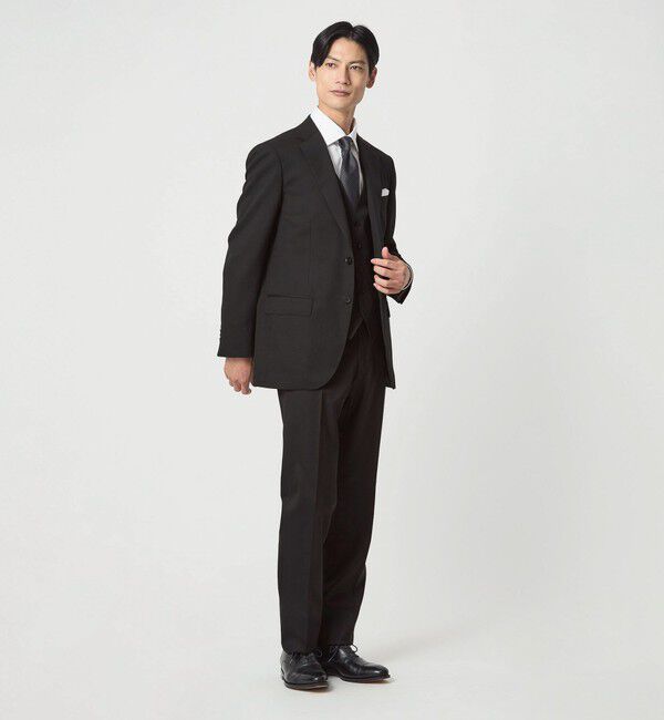 UNITED ARROWS green label relaxing「REDA サージ スリム ノープリーツ スーツパンツ」|スラックス|