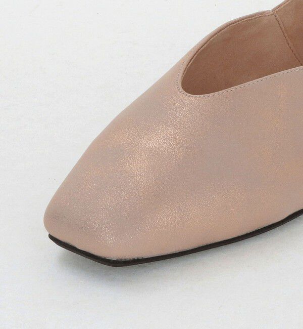 UNITED ARROWS green label relaxing「スクエア 2WAY フラットシューズ」|ローファー|