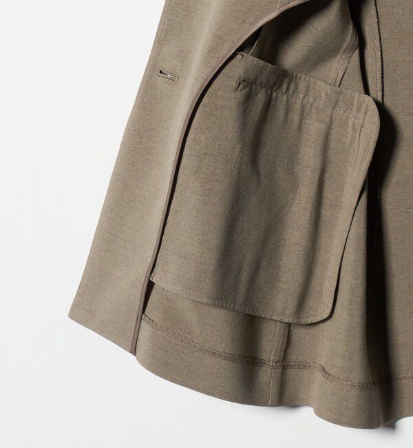 UNITED ARROWS green label relaxing「パウダリー ノーカラー ジレ」|ベスト・ジレ|