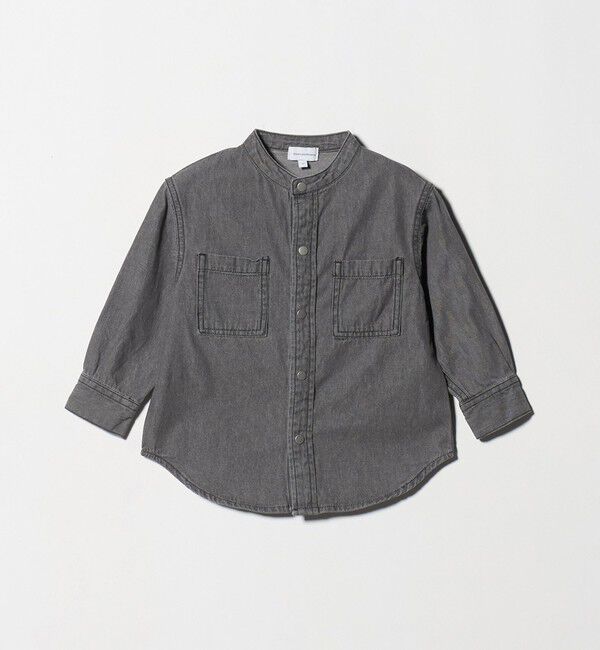 UNITED ARROWS green label relaxing「デニムシャツ / キッズ  100cm-160cm」|シャツ・ブラウス|BLACK