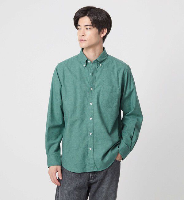 UNITED ARROWS green label relaxing「ナチュラルフィット ボタンダウン シャツ」|シャツ・ブラウス|
