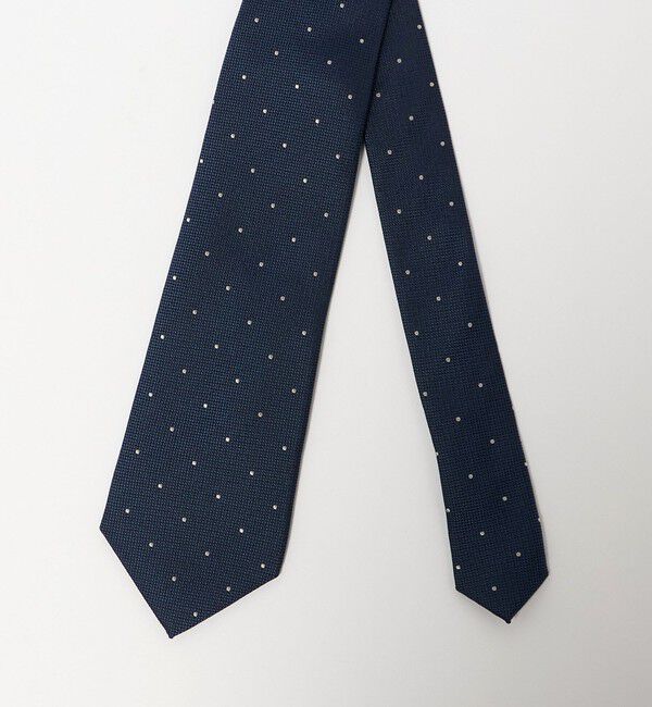 UNITED ARROWS green label relaxing「GLR シルク1 8.0cm ドット ネクタイ」|ネクタイ・蝶ネクタイ|