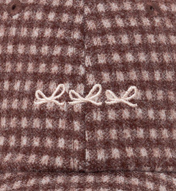 UNITED ARROWS green label relaxing「ギンガム リボン キャップ / キッズ  」|キャップ・キャスケット|