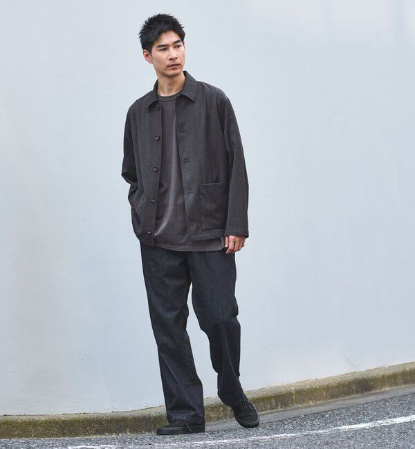 UNITED ARROWS green label relaxing「TW サージ カバーオール -ストレッチ-」|ブルゾン・スタジャン|