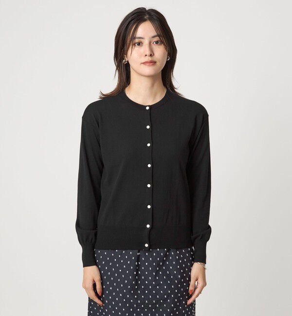 UNITED ARROWS green label relaxing「＜1_OF MINE＞クルーネック ニット カーディガン マシンウォッシャブル」|カーディガン|