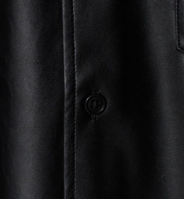 UNITED ARROWS green label relaxing「レザーライク ジャストルーズ シャツ」|シャツ・ブラウス|