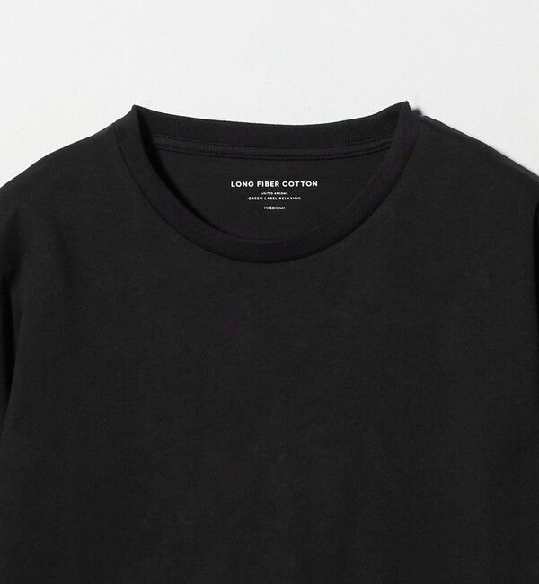 UNITED ARROWS green label relaxing「LONG FIBER COTTON クリア クルーネック 長袖 Tシャツ」|Tシャツ・カットソー|
