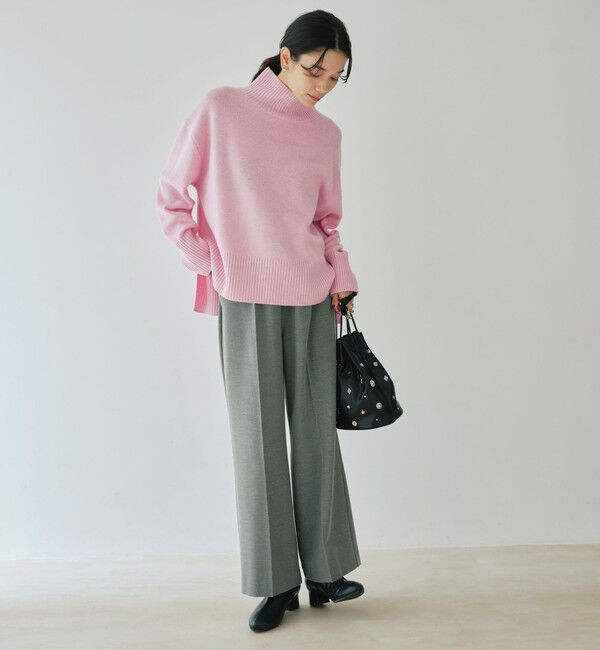 UNITED ARROWS green label relaxing「［size SHORTあり］SERENITY ハイネック プルオーバー ニット」|ニット・セーター|