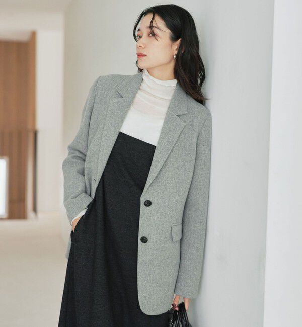 UNITED ARROWS green label relaxing「［size SHORTあり］ウーリー テーラード ジャケット」|テーラードジャケット|MD.GRAY