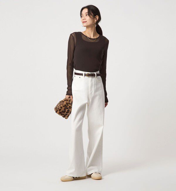 UNITED ARROWS green label relaxing「チュール クルーネック プルオーバー」|Tシャツ・カットソー|