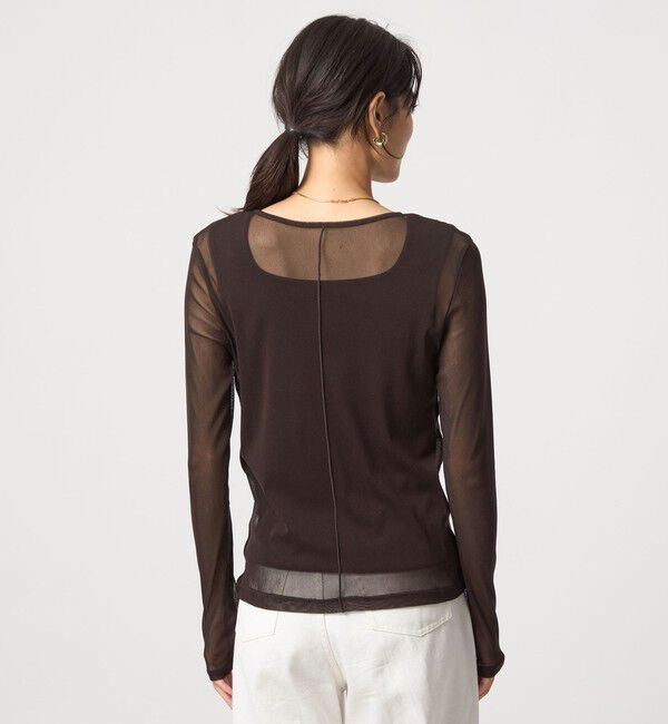 UNITED ARROWS green label relaxing「チュール クルーネック プルオーバー」|Tシャツ・カットソー|