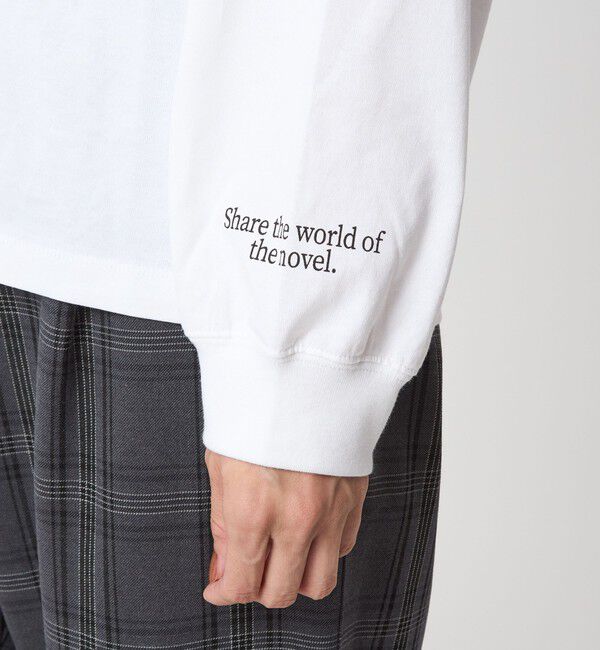 UNITED ARROWS green label relaxing「ブックストア ロゴ ロングスリーブ Tシャツ」|Tシャツ・カットソー|